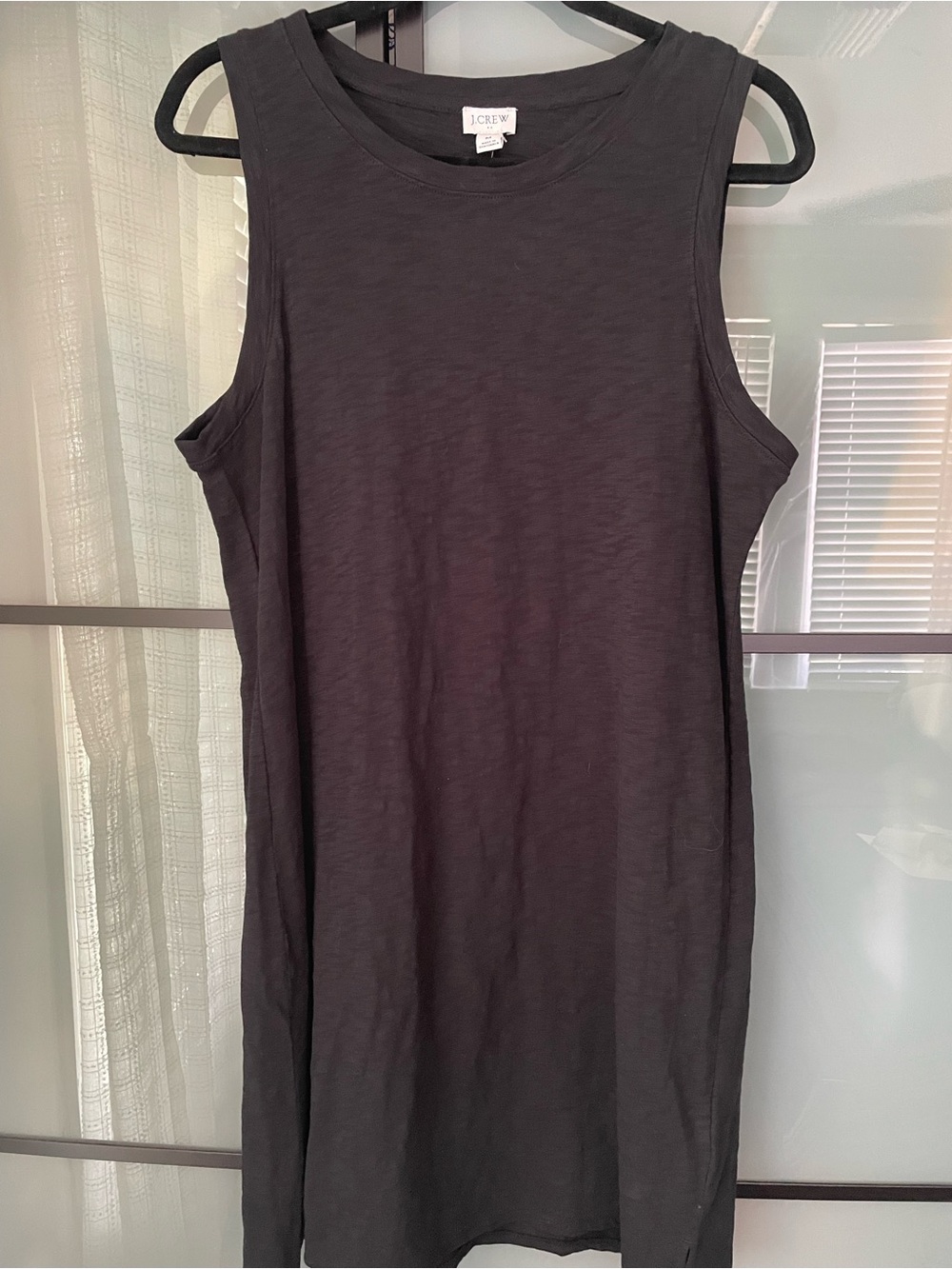 J. Crew Black Sleeveless Mini Dress